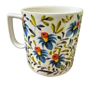 Vintage Floral Wild Flower Garden Party Japan Coffee Tea Mug Cottage Country